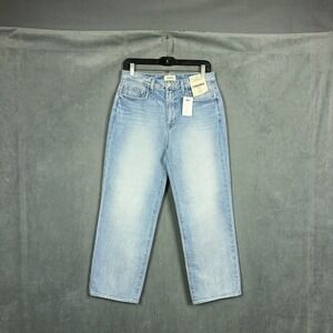 L'agence Jeans Womens Size 27 June Ultra High Rise Crop Stovepipe Palisade
